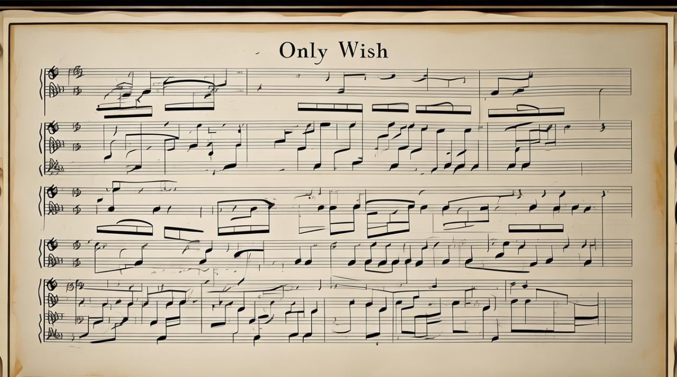 only wish简谱