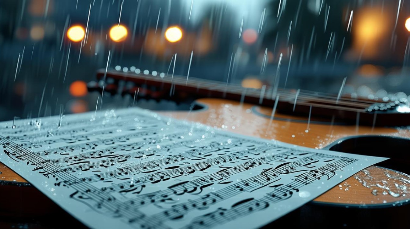 冷雨夜吉他谱c