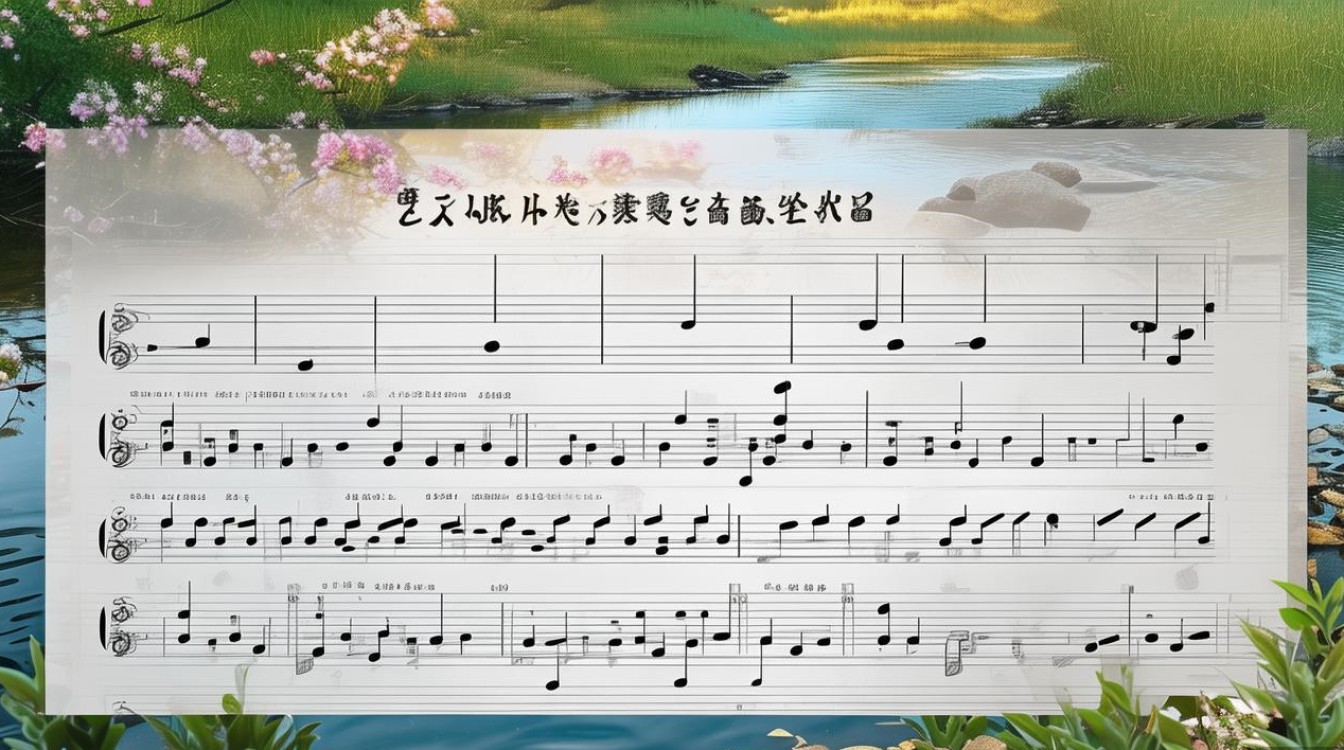 亲亲河边简谱