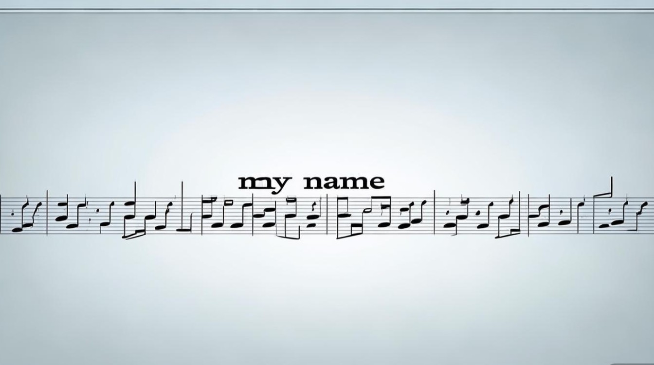 my name简谱