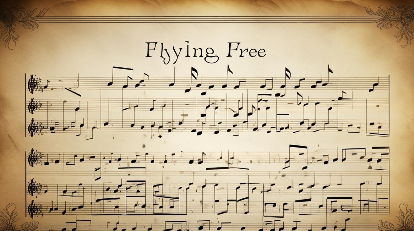 flying free简谱