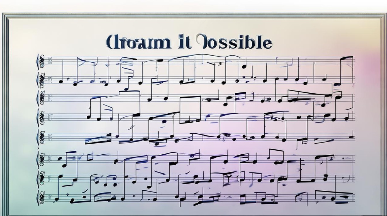 Dream It Possible简谱哪里可以找到？