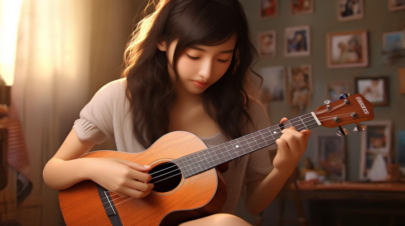 吴静尤克里里版女儿情，如何诠释经典歌曲的柔情魅力？