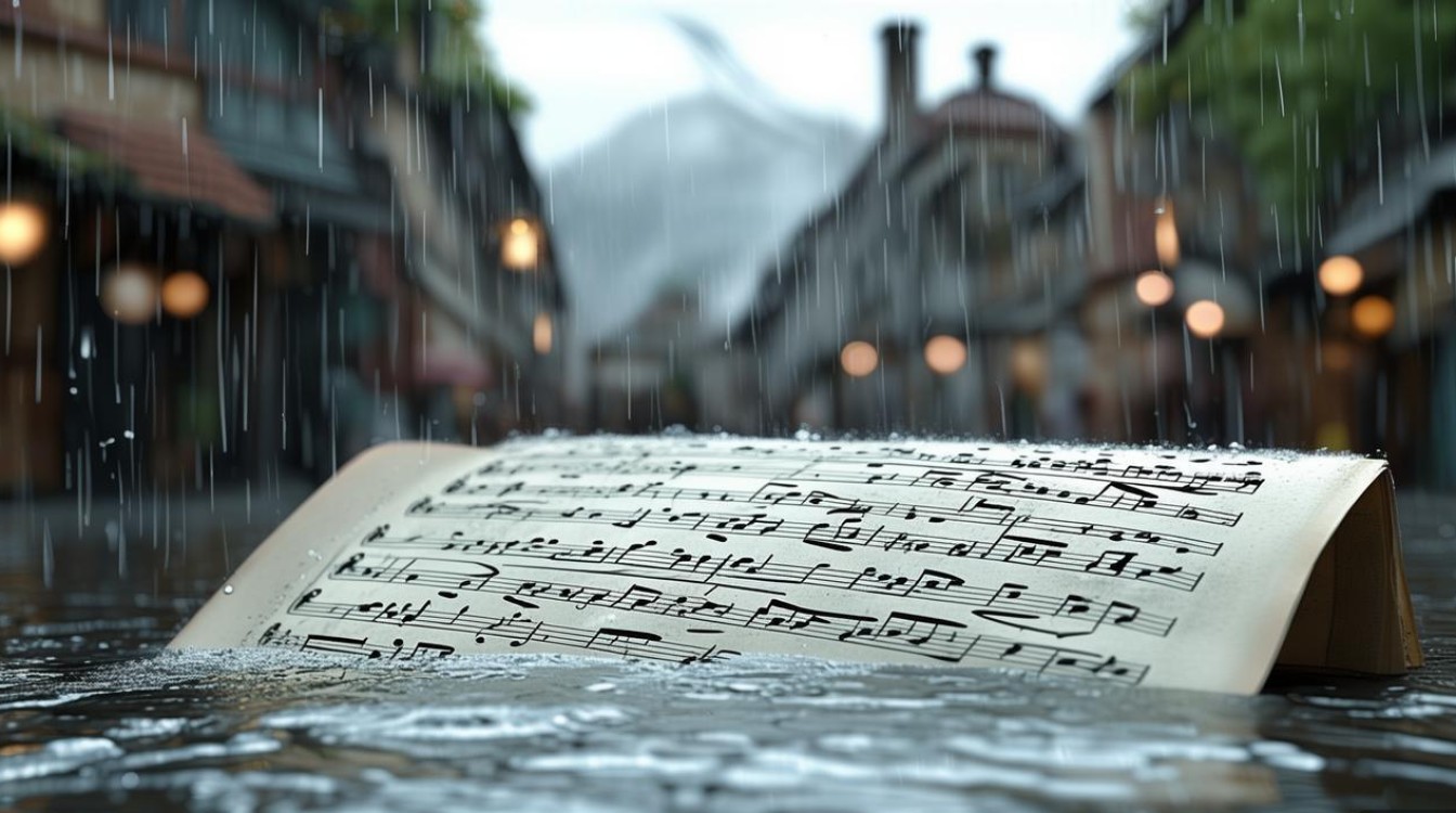 下雨啦 简谱