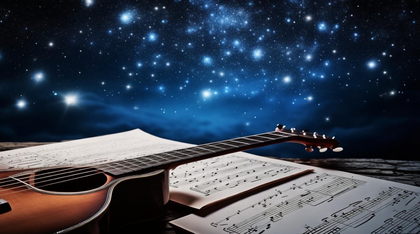 starry night吉他谱哪里找？完整版带指法教学吗？