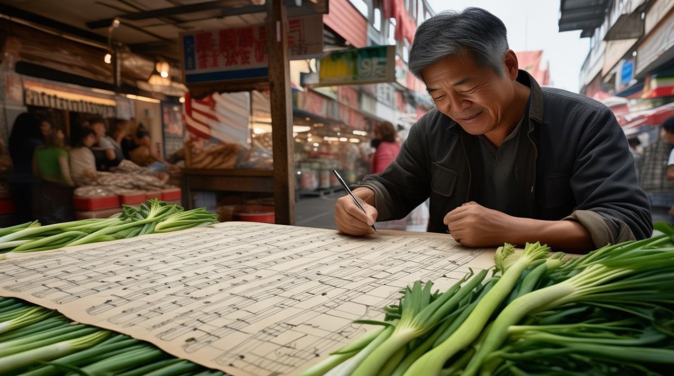 买韭菜简谱