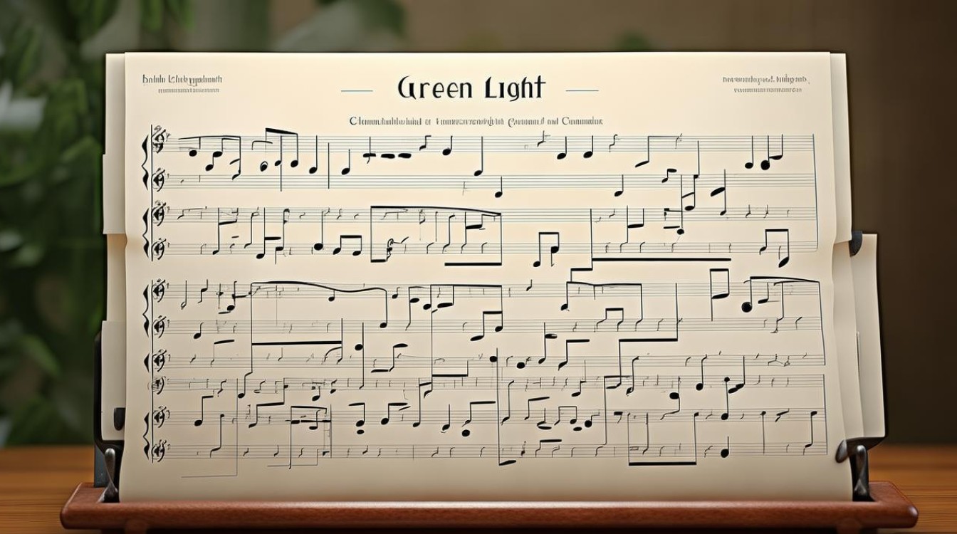歌曲绿光简谱