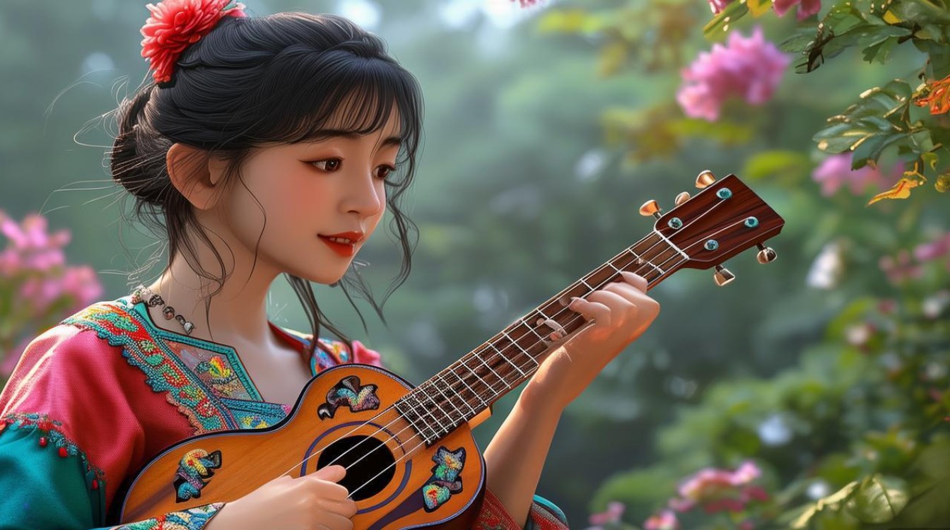 南方姑娘尤克里里f