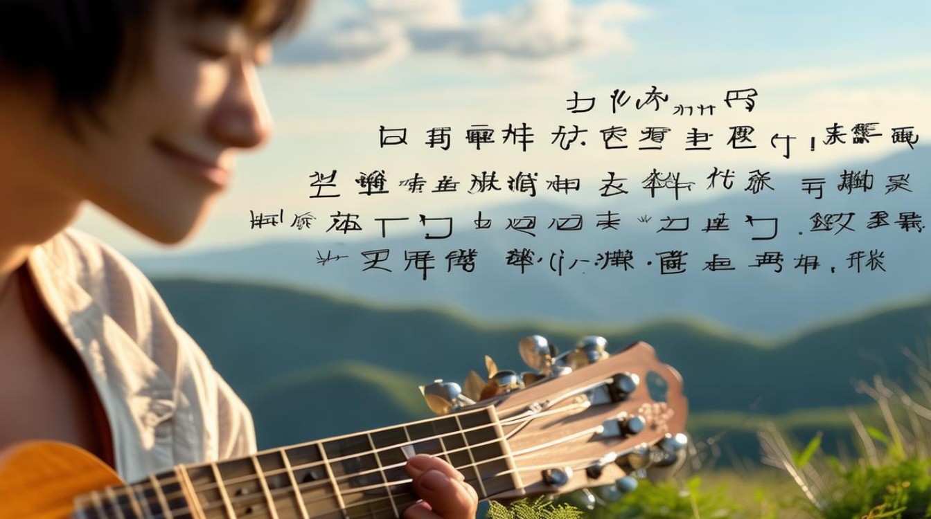 如何弹奏越过山丘尤克里里简谱？