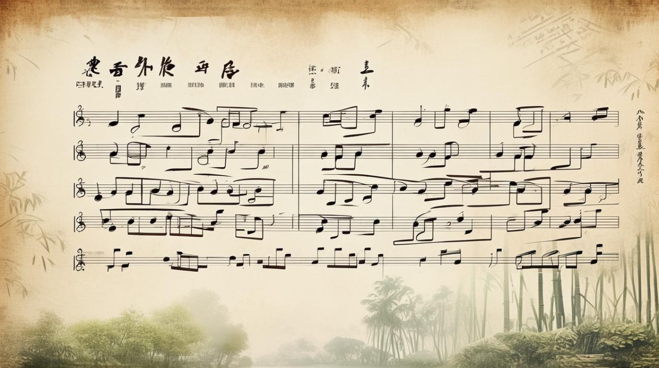东方微笑简谱