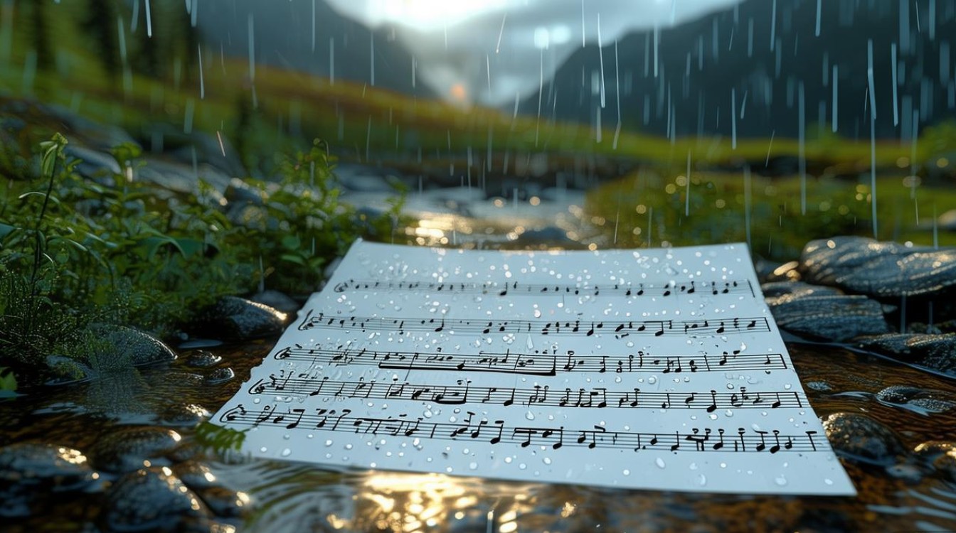 空山新雨 简谱