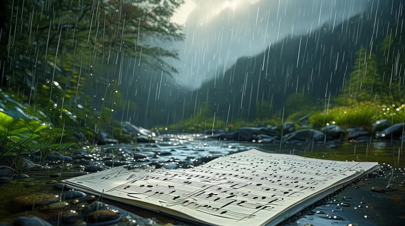 空山新雨 简谱