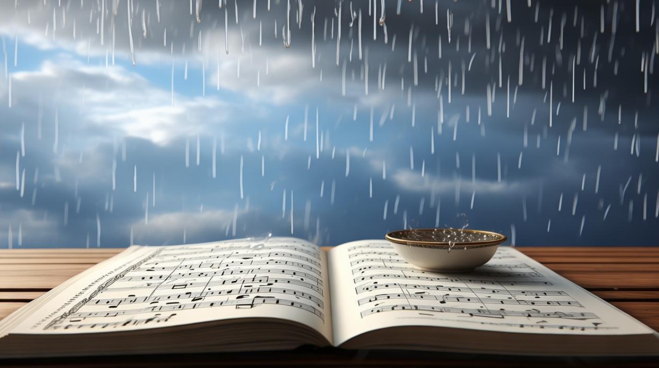 晴天雨天 简谱