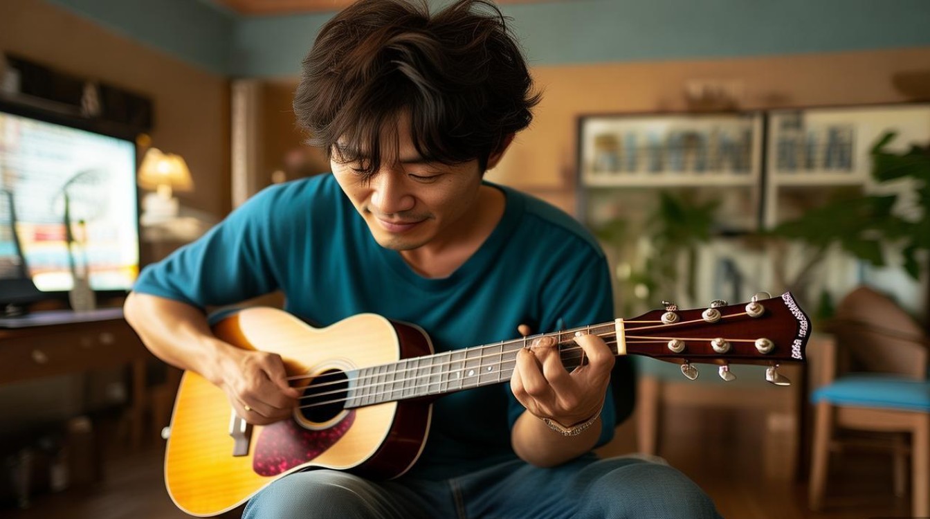杨坤弹尤克里里视频