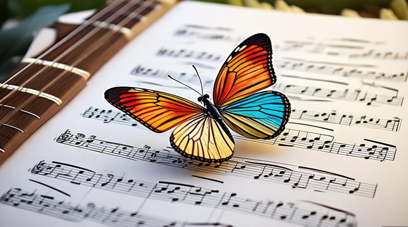 butterfly away吉他谱