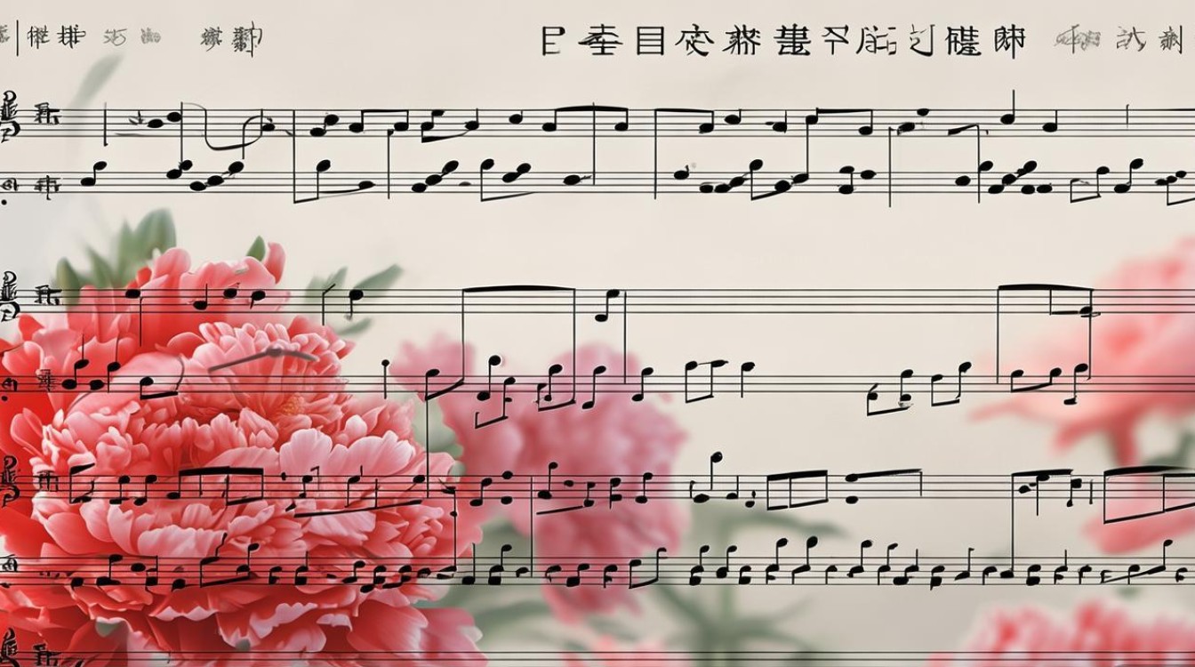 简谱《牡丹汗》
