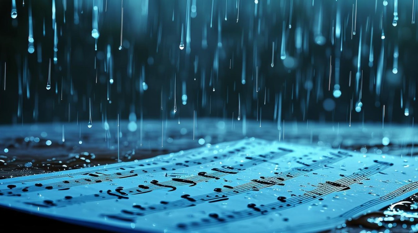 蓝色雨 简谱