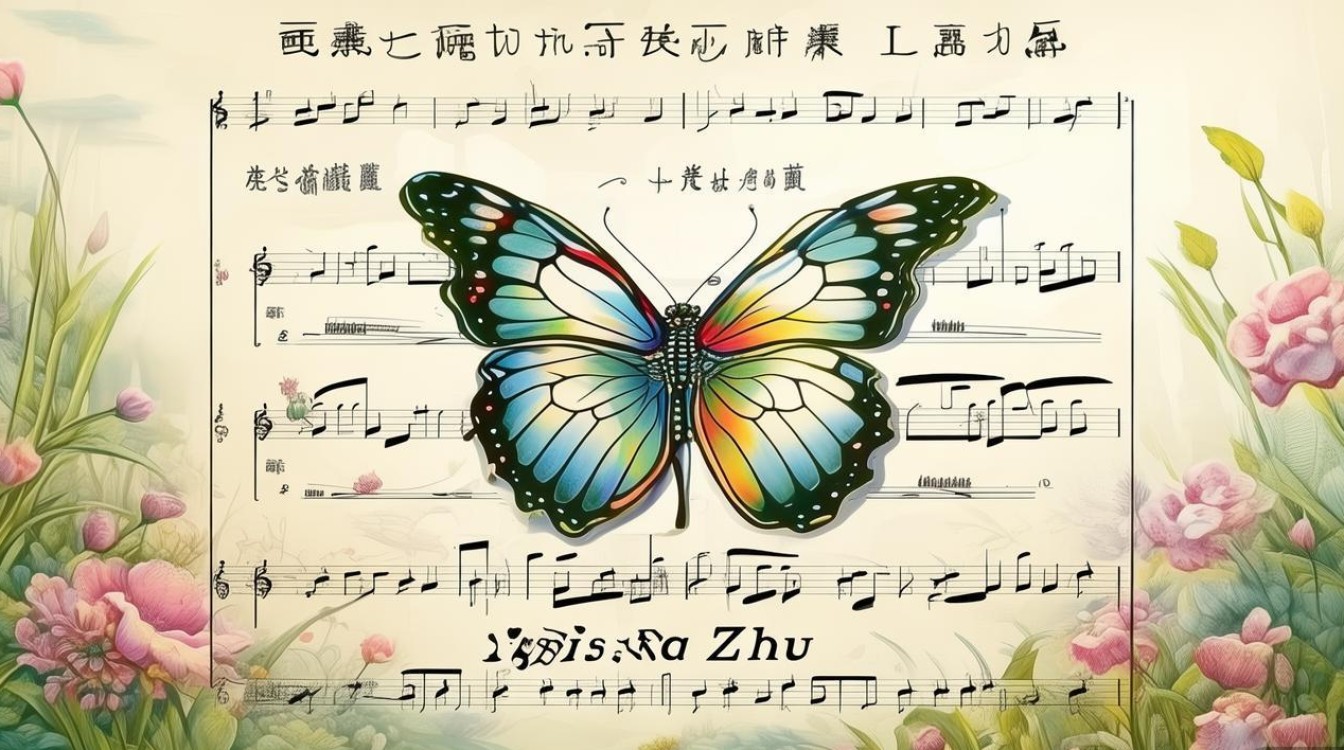 简谱梁祝花蝶