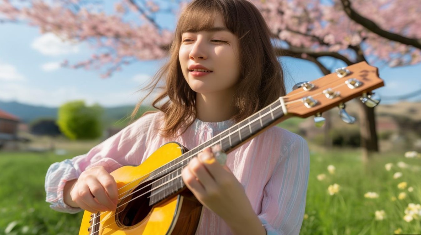 尤克里里望春风弹唱